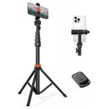 $19 66' Phone Tripod, Tripod for iPhone with...