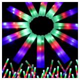 $53 68 PCS LED Foam Glow Sticks Bulk, Glow in...