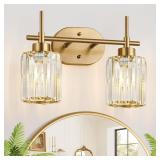 $55 Modern Crystal Bathroom Vanity Light,...