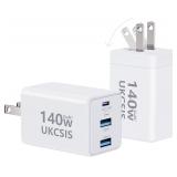 $51 2Pack Mac Book Charger 140W, USB C Fast...