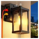 $54 Porch Light with Outlet, Dusk to Dawn...