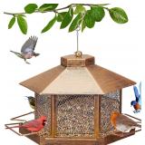 $54 Metal Bird Feeder for Outdoor Hanging,...