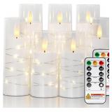 $38 Raycare Flameless Candle with Remote Timer,...