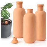 $45 3pcs Terracotta Plant Watering Globes 3.5 *...
