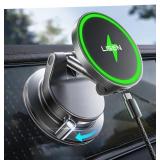 $32 LISEN 15W Magsafe Car Mount Charger,...