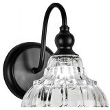 $84 Modern Black Wall Sconce Mini Wall Light...