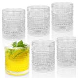 $23 Cocktail Glasses 10 oz Hobnail Drinking...