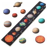 $18 Solar System Puzzle for Kids 3-6, Wooden...