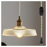 $66 Sedelan Plug in Pendant Light, Vintage...