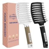 $12 2 Pack Curved Vented Detangling Brush for...