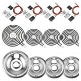 $77 Silver Burner Drip Pans WB31T10010(6')...