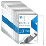 $59 EHWINE 18 Pack 8.5 x 11 Wall Mount Acrylic...