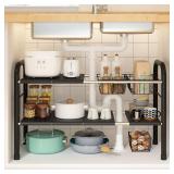 $34 Expandable Under Sink Organizer, 2 Tier...