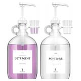 $30 2 Pcs Glass Liquid Laundry Detergent...