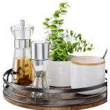 $27 LAMU 10' Lazy Susan Turntable Organizer for...