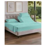 $54 Flex Top Split Head King 4 Piece Sheet Set...