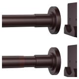 $22 Matte Bronze Shower Curtain Rod,1 Inch...