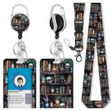 $12 Goth Lanyards for ID Badges, Badge Holder...