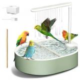 $59 Bird Bath, Parrot Bathtub, Automatic Parrot...