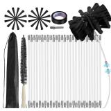$42 35Feet Chimney Sweep Kit,6 in Brush...