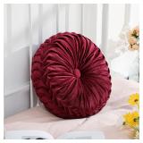 $22 1 Pcs Round Throw Velvet Pillows Decorative...