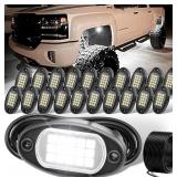 $85 YONEDA 20 Pods White Rock Lights 6000K...