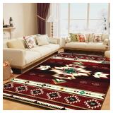 $73 Western Rugs for Living Room, Non Slip...