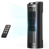 $40 13' Bladeless Tower Fan with 3 Speeds, 4...