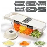 $28 6-in-1 Mandoline Slicer for Kitchen,...