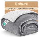 $20 Bedsure GentleSoft Sherpa Fleece Throw...
