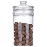 $25 64 oz Reinforced Large Acrylic Storage Jar,...