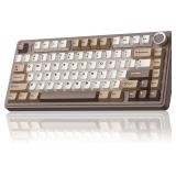 $89 AULA F75 75% Wireless Mechanical Keyboard,...