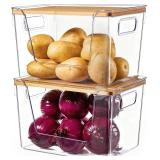 $34 Criusia 2 Set Pantry Organizers and Storage...