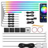 $90 Dreamcolor Acrylic Interior Car LED Strip...