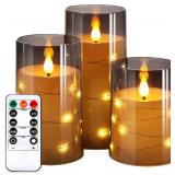 $27 NURADA Flickering Flameless Candles:...