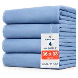 $32 4 Pack 36' x 38' Large Absorbency...