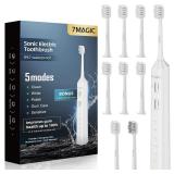 $24 7MAGIC Sonic Electric Toothbrush for Adults...