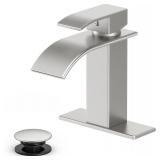 $32 Bathroom Faucet Brushed Nickel Modern...