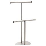 $62 BVL Standing Towel Rack Brushed Nickel 2...