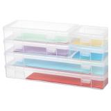 $18 novelinks Plastic Clear Storage Containers...