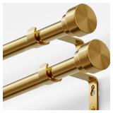 $78 Oneach 2-Pack Heavy Duty Curtain Rods for...