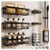 $22 Veken Shower Caddy 6-Pack, Advanced...