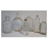 White House & Assorted Bottles & Jars