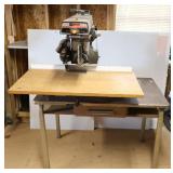 Craftsman 10' Radial Arm Saw on Table