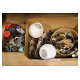 2 Trays of Lamp Parts & Accessories