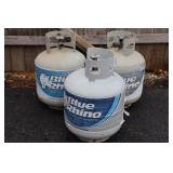 3 Propane Grill Tanks