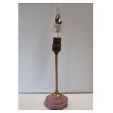 Blue Bird & Flowers Light Bulb on Lamp Base