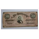 Confederate States of America $50 Bill