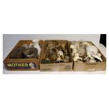 3 Trays of Lamp & Lighting Parts & Accessories