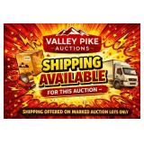 SHIPPING AVAILABLE ON SELECT LOTS